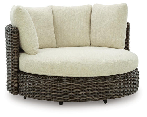 Kimora Outdoor Swivel Lounge Chair with Cushion - Dayton Discount Furniture
