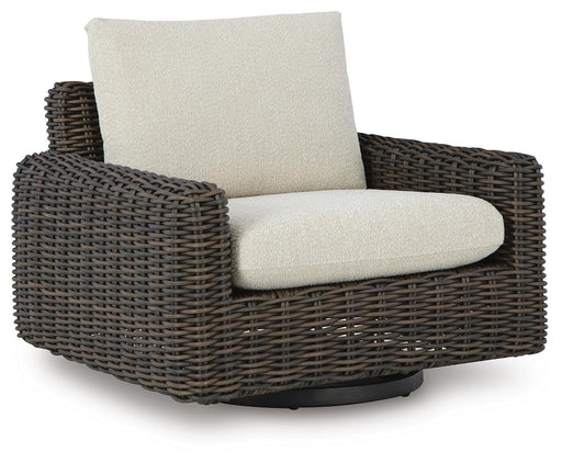 Kimora Outdoor Swivel Lounge Chair - Dayton Discount Furniture