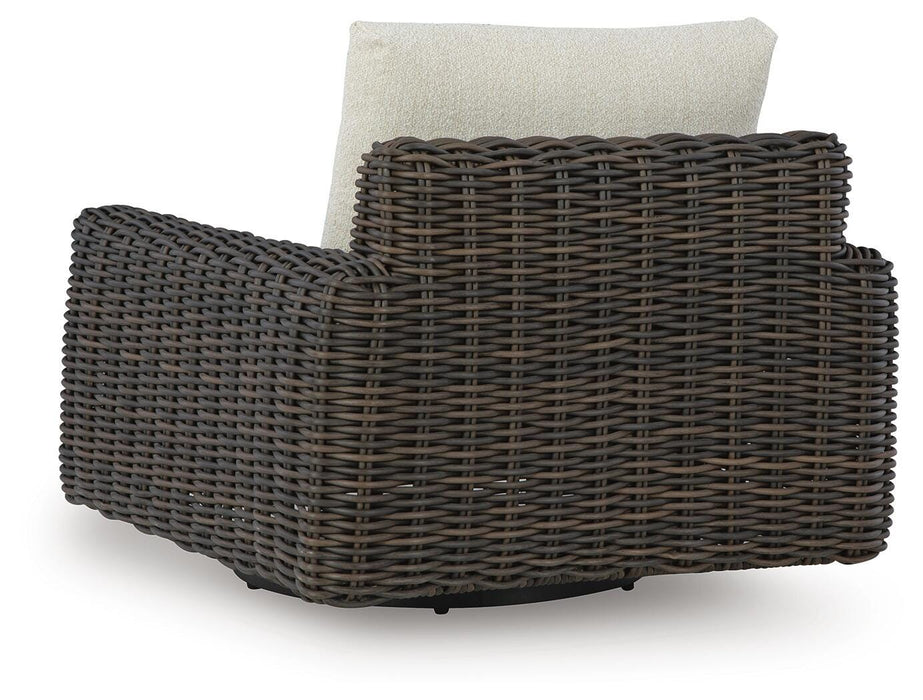 Kimora Outdoor Swivel Lounge Chair - Dayton Discount Furniture
