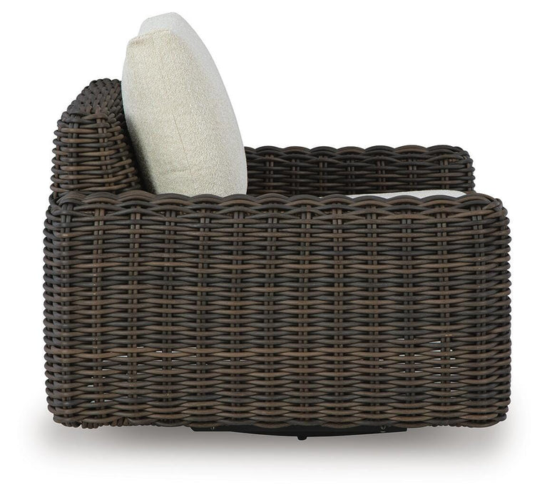 Kimora Outdoor Swivel Lounge Chair - Dayton Discount Furniture