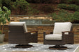 Paradise Trail Swivel Lounge Chair (Set of 2) Outdoor Seating Ashley Furniture