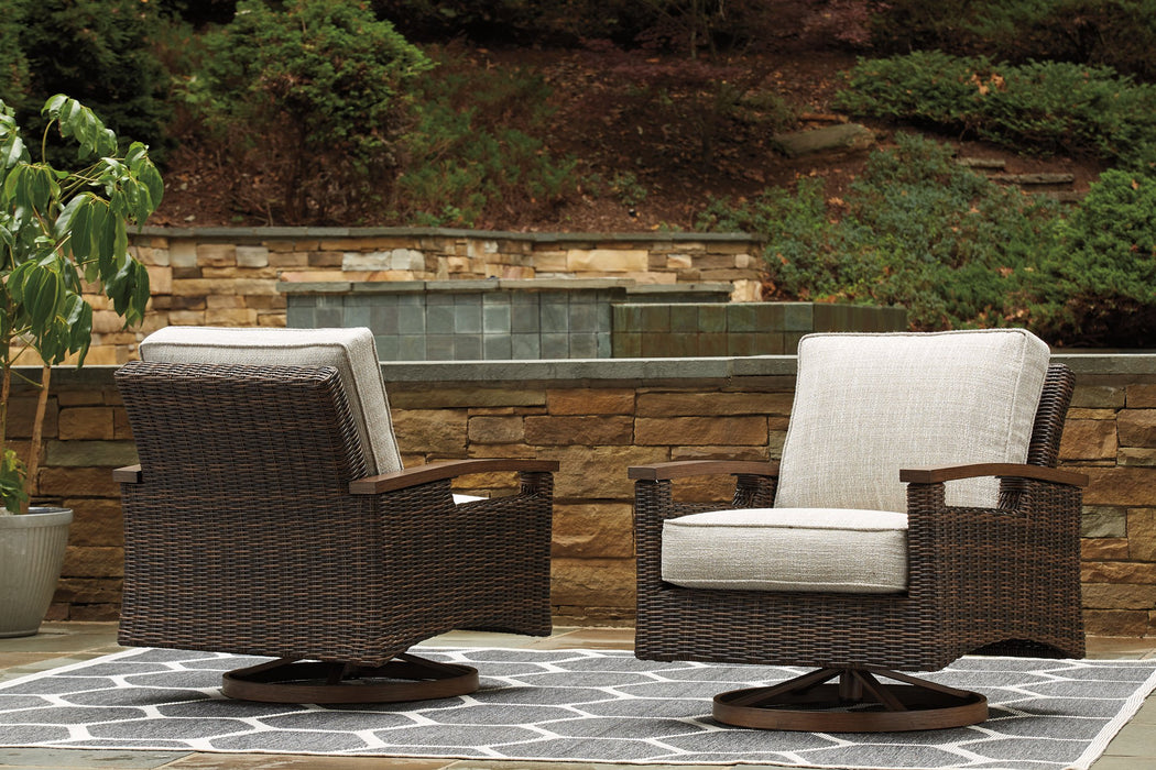Rodeway South Outdoor Set Outdoor Seating Set Ashley Furniture