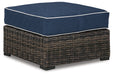 Grasson Lane Ottoman with Cushion Outdoor Ottoman Ashley Furniture