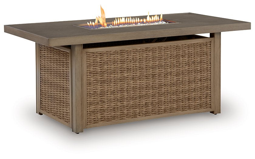 Laguna Heights Outdoor Fire Pit Table - Dayton Discount Furniture