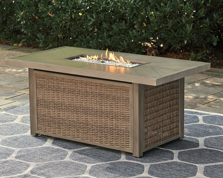 Beachcroft Fire Pit Table Outdoor Fire Pit Table Ashley Furniture