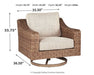 Beachcroft Swivel Lounge Chair Outdoor Seating Ashley Furniture