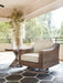 Beachcroft Swivel Lounge Chair Outdoor Seating Ashley Furniture