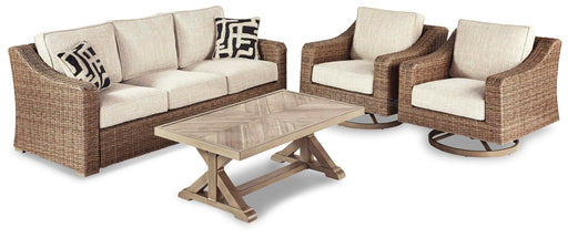 Beachcroft Outdoor Conversation Set - Dayton Discount Furniture