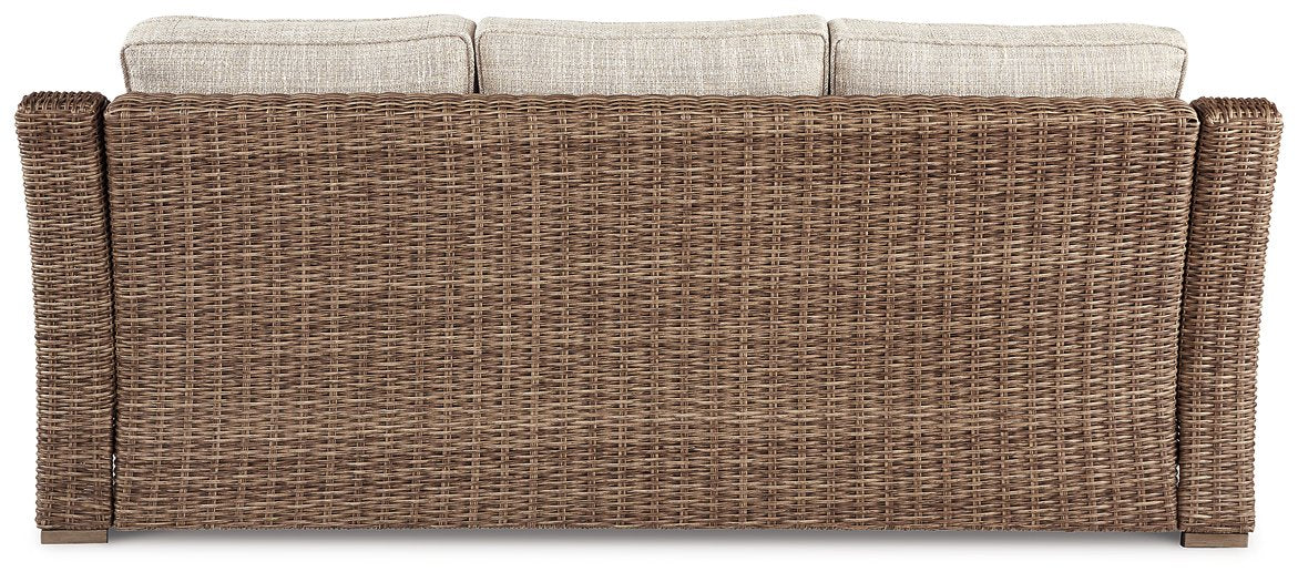 Beachcroft Sofa with Cushion Outdoor Seating Ashley Furniture