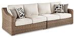 Beachcroft Left-Arm Facing Loveseat/Right-Arm Facing Loveseat Outdoor Sectional Ashley Furniture