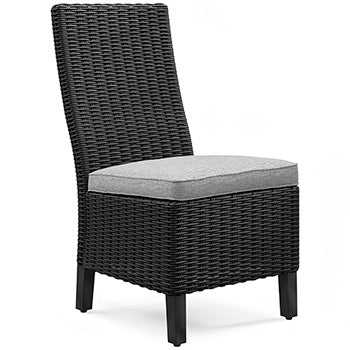 Beachcroft Outdoor Side Chair with Cushion (Set of 2) Outdoor Dining Chair Ashley Furniture