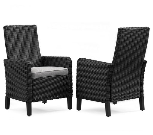Beachcroft Outdoor Arm Chair with Cushion (Set of 2) - Dayton Discount Furniture