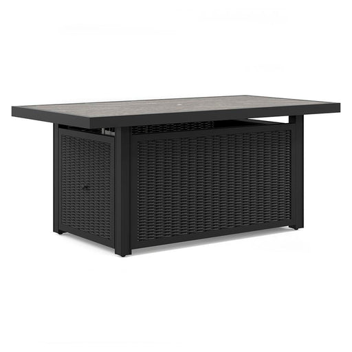 Beachcroft Outdoor Fire Pit Table - Dayton Discount Furniture