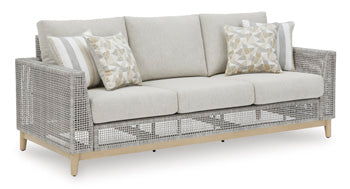 Seton Creek Outdoor Sofa with Cushion Outdoor Seating Ashley Furniture