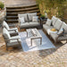 Visola Outdoor Sofa and Loveseat Set Outdoor Table Set Ashley Furniture