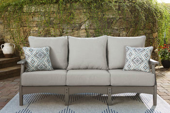 Visola Outdoor Sofa with Cushion Outdoor Seating Ashley Furniture