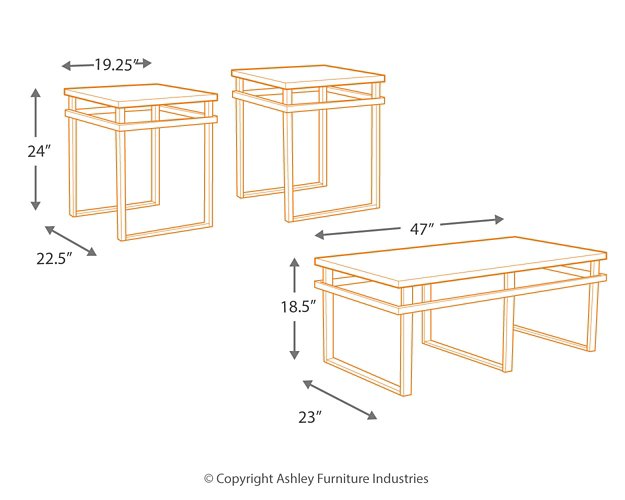 Laney Table (Set of 3) Table Set Ashley Furniture