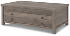 Arlenbry Coffee Table with Lift Top Cocktail Table Lift Ashley Furniture