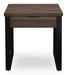 Wickman Falls End Table End Table Ashley Furniture