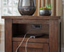 Budmore End Table with USB Ports & Outlets End Table Ashley Furniture