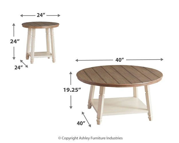 Bolanbrook Table (Set of 3) Table Set Ashley Furniture