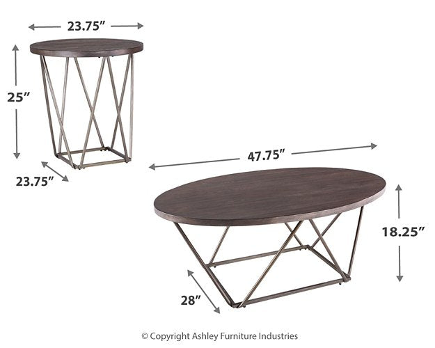 Neimhurst Table (Set of 3) Table Set Ashley Furniture