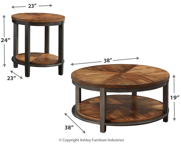 Roybeck Table (Set of 3) Table Set Ashley Furniture