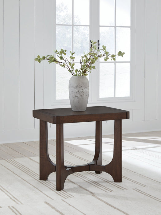 Korestone End Table - Dayton Discount Furniture