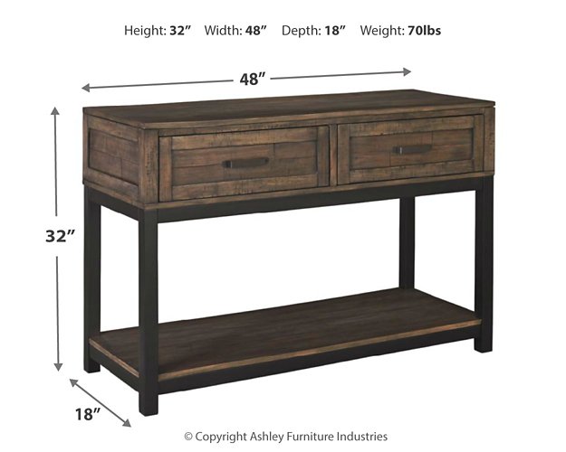 Johurst Sofa/Console Table Sofa Table Ashley Furniture