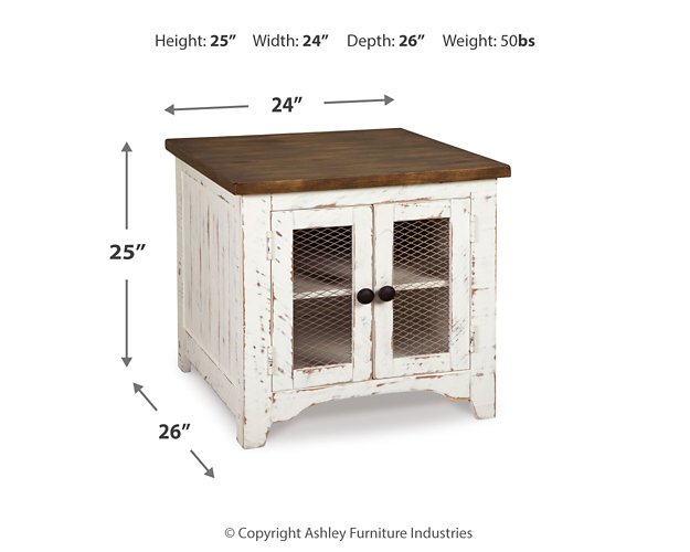 Wystfield End Table End Table Ashley Furniture