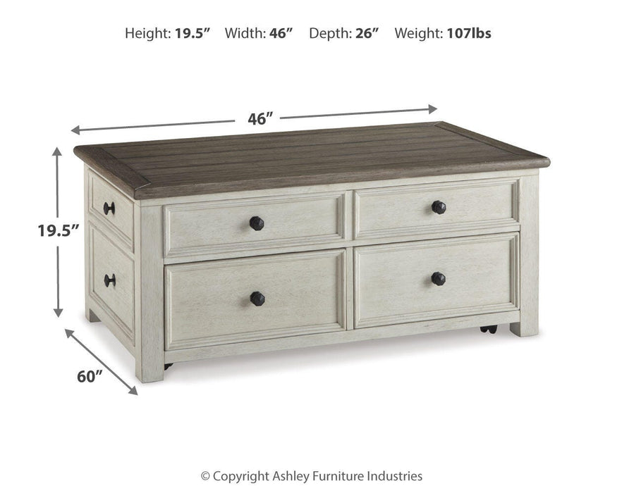 Bolanburg Coffee Table with Lift Top - Dayton Discount Furniture