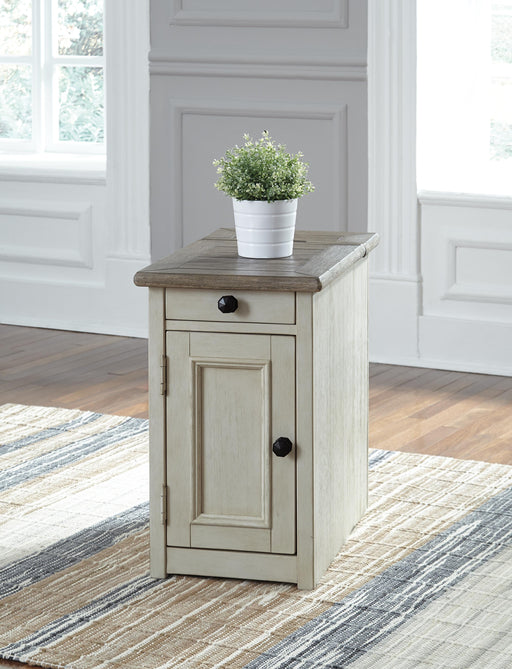 Bolanburg Chairside End Table with USB Ports & Outlets - Dayton Discount Furniture