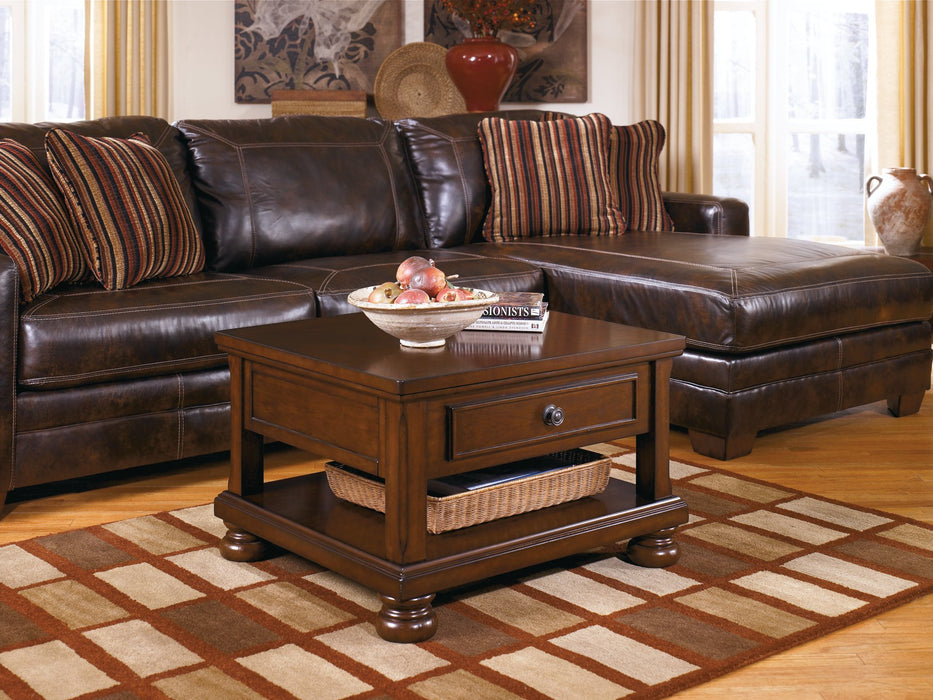 Porter Coffee Table with Lift Top Cocktail Table Lift Ashley Furniture