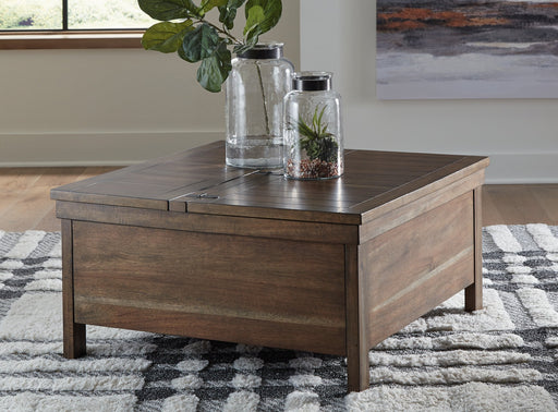 Moriville Lift-Top Coffee Table Cocktail Table Lift Ashley Furniture