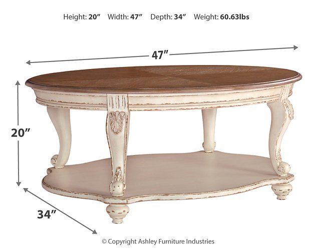 Realyn Coffee Table Cocktail Table Ashley Furniture