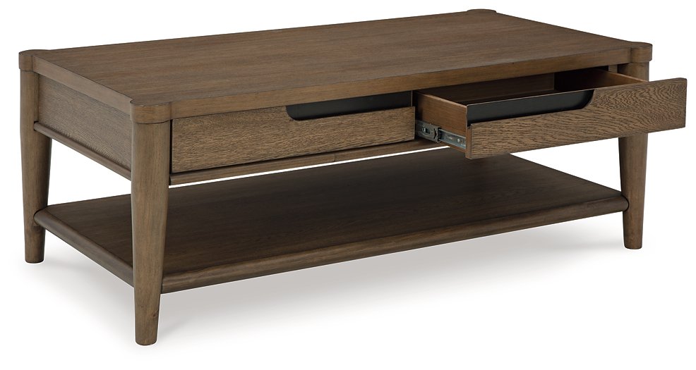 Roanhowe Coffee Table Cocktail Table Ashley Furniture