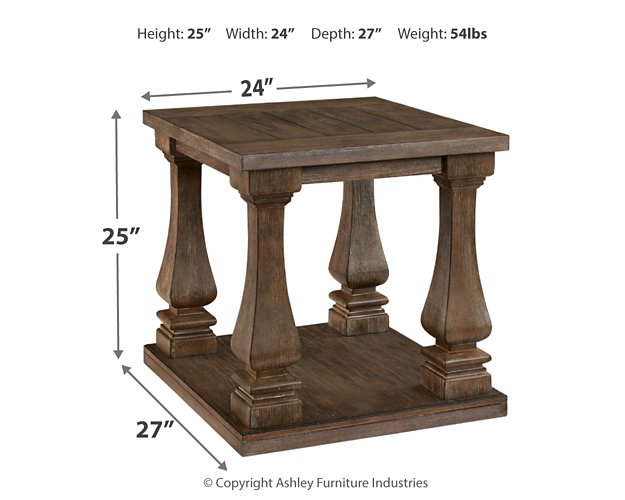 Johnelle End Table End Table Ashley Furniture
