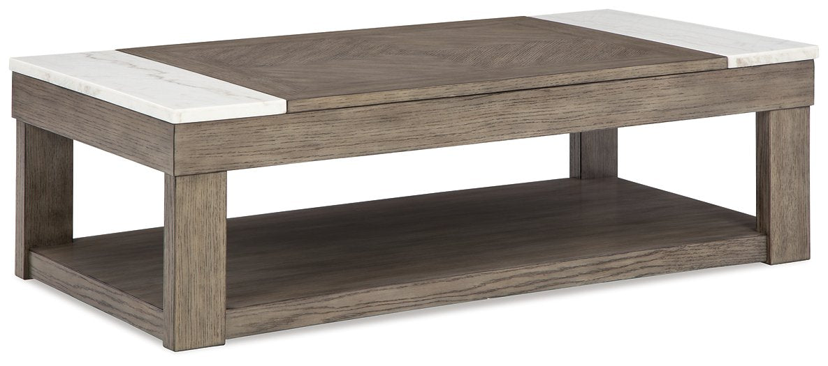 Loyaska Lift-Top Coffee Table Cocktail Table Lift Ashley Furniture