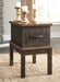 Stanah Chairside End Table with USB Ports & Outlets End Table Ashley Furniture