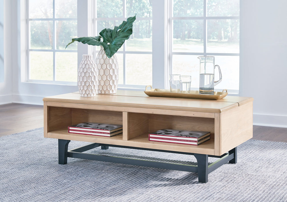 Freslowe Lift-Top Coffee Table Cocktail Table Lift Ashley Furniture