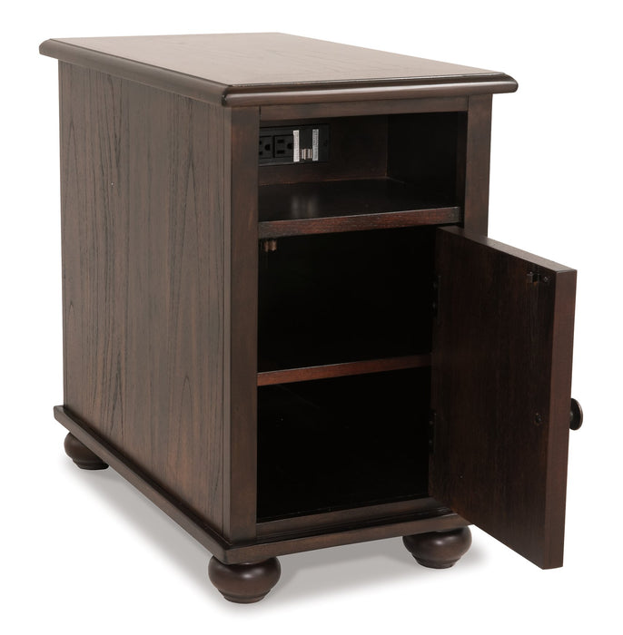 Barilanni Chairside End Table with USB Ports & Outlets End Table Ashley Furniture