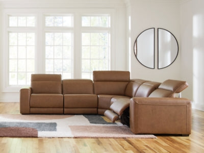 Magic Man 5-Piece Power Reclining Sectional - Dayton Discount Furniture