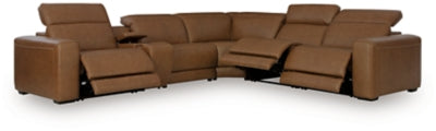 Magic Man 5-Piece Power Reclining Sectional - Dayton Discount Furniture