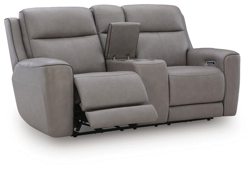 5Z-Comfort Power Reclining Loveseat with Console - Dayton Discount Furniture