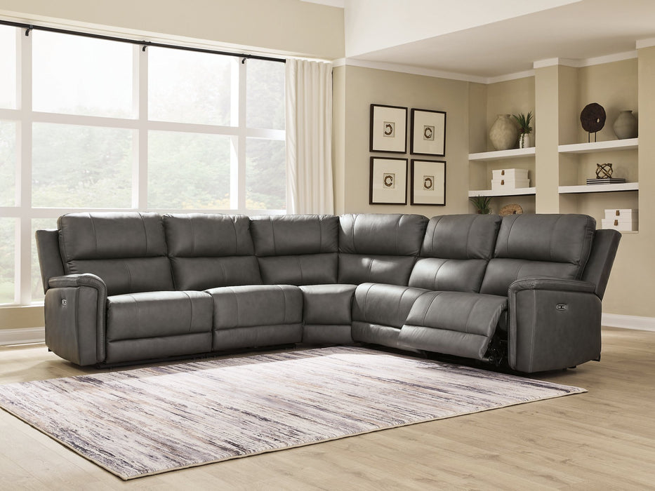 Bleckley Power Reclining Sectional - Dayton Discount Furniture