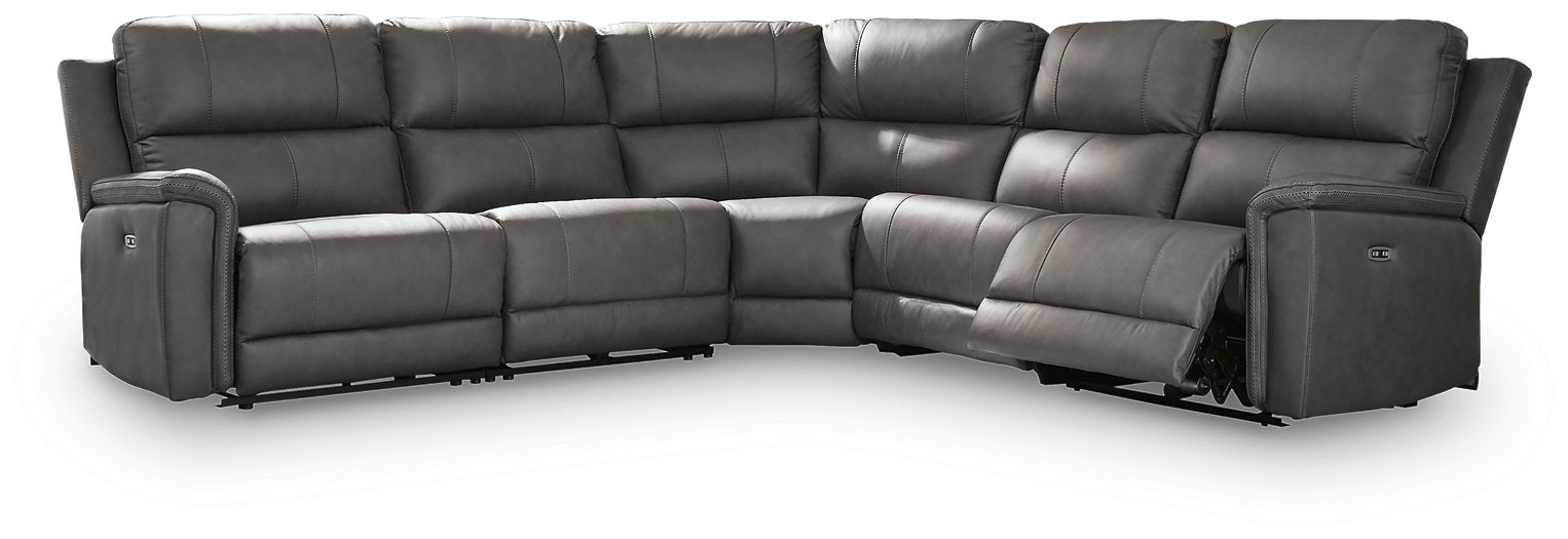 Bleckley Power Reclining Sectional - Dayton Discount Furniture