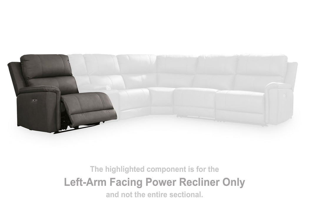 Bleckley Power Reclining Sectional - Dayton Discount Furniture