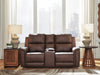 Bleckley Power Reclining Loveseat with Console - Dayton Discount Furniture