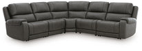5Z - Pittson Power Reclining Sectional - Dayton Discount Furniture