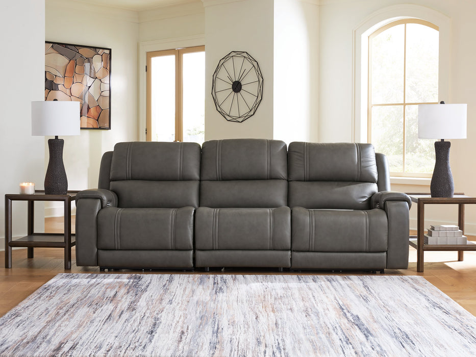 5Z - Pittson Power Sectional Reclining Sofa - Dayton Discount Furniture